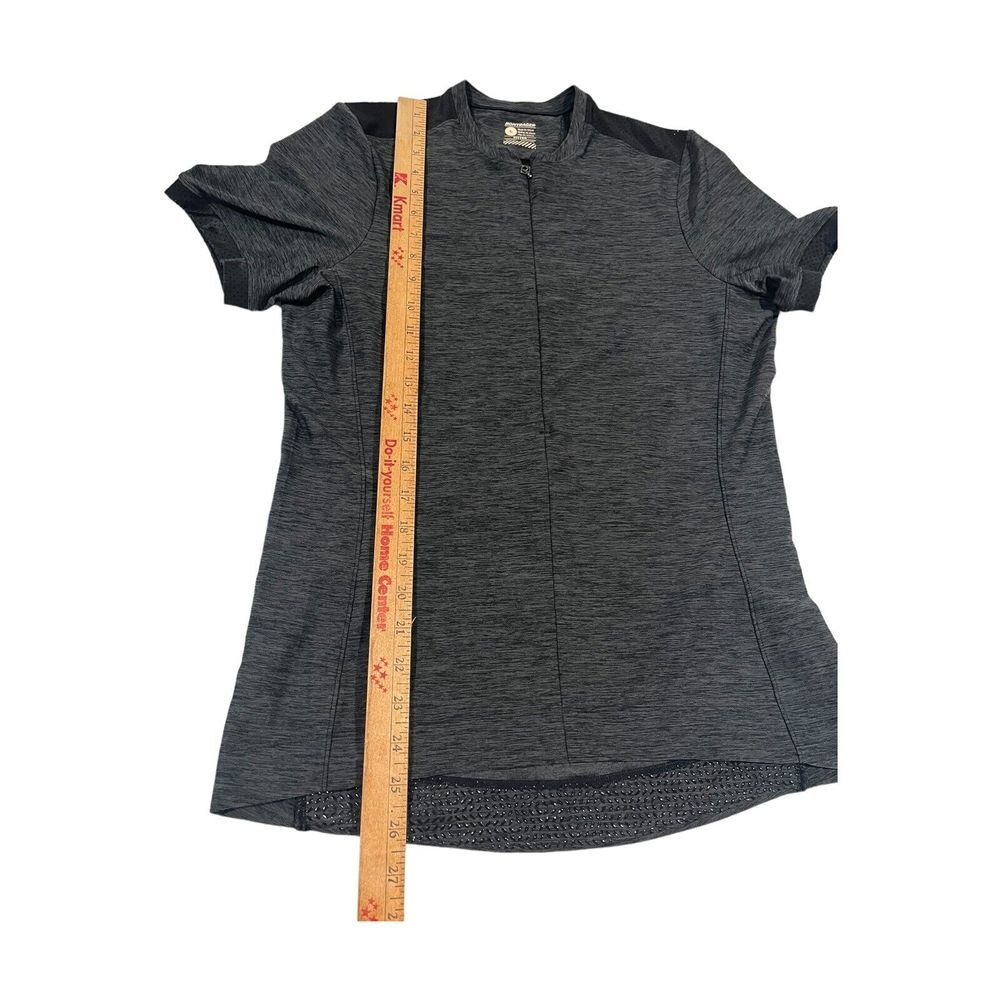 Bontrager Women's Jersey Gray‎ Cap Sleeve Pockets Size Large - Picture 6 of 15